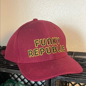 Burgundy Funk Republic Hat